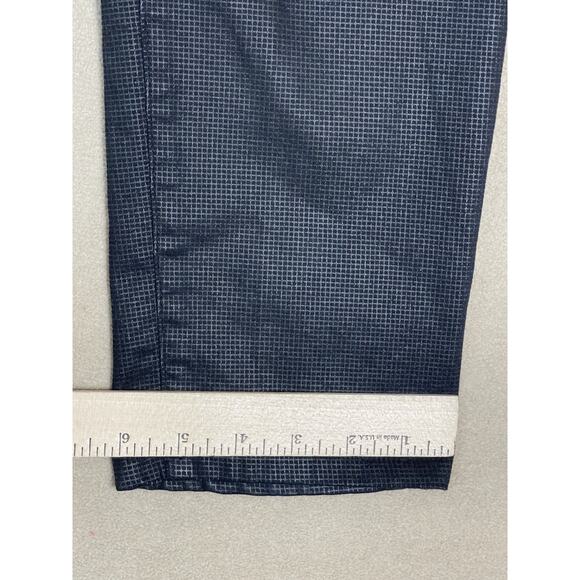 Bevy Flog Pants Womens 29 Blue Striped Elastic Waist Drawstring Stretch Slim Fit - Picture 8 of 14